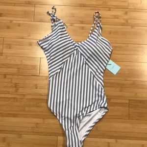 One piece bathing suit